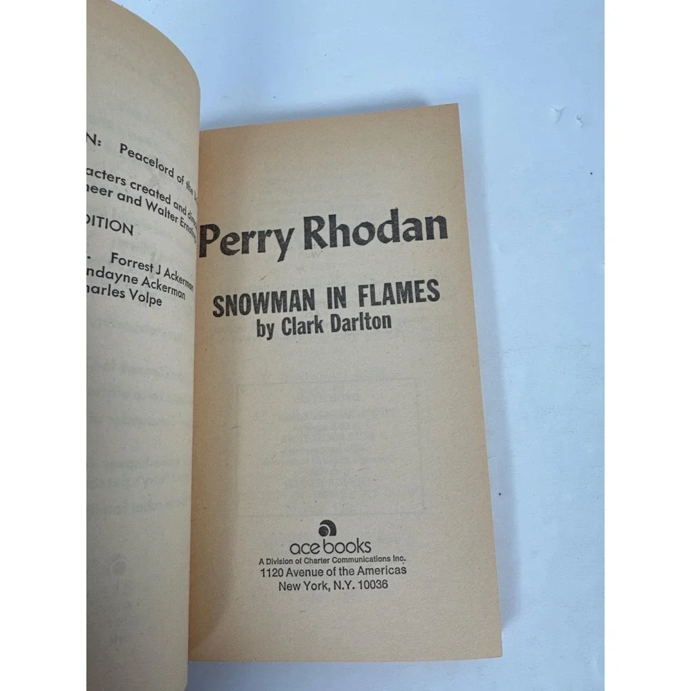Perry Rhodan Lot 4 PB #25 27 28 29 1st Ace Printings 1973 Vintage Sci-Fi